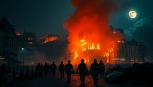 Incendies à Paris: une nuit de chaos et de destruction